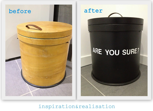trash can stylish makeover