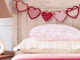 Homemade Valentine’s Day Garland For Your Headboard