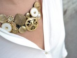 Cool Diy Vintage Buttons Necklace