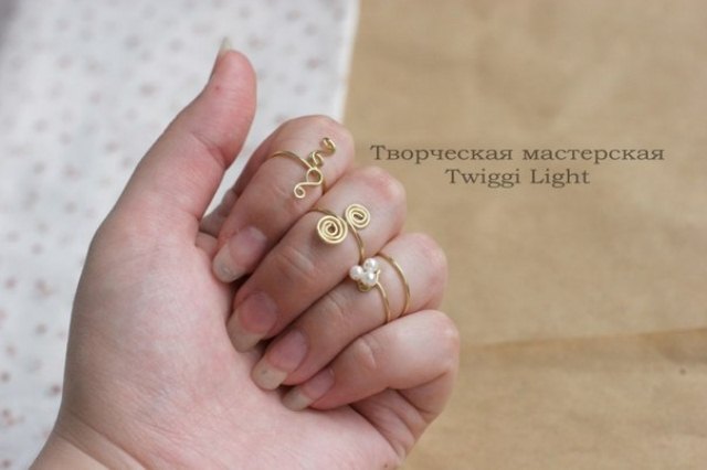 Cool Diy Wire Rings For Middle Phalanges