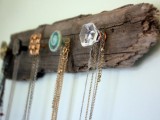 driftwood necklace holder