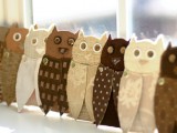 fabric owls for decor