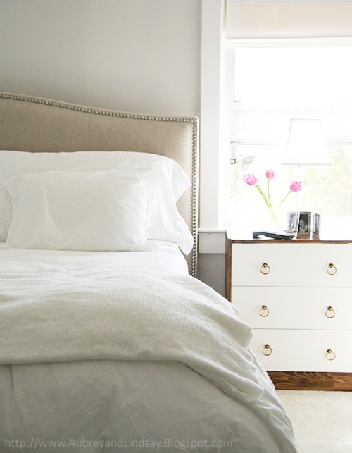 RAST chest of drawers to a bedside table (via shelterness)