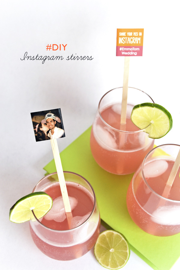 instagram cocktail stirrers (via ruffledblog)