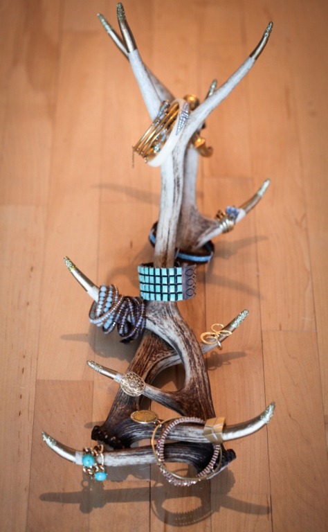 Cool Jewelry Display Of Antlers