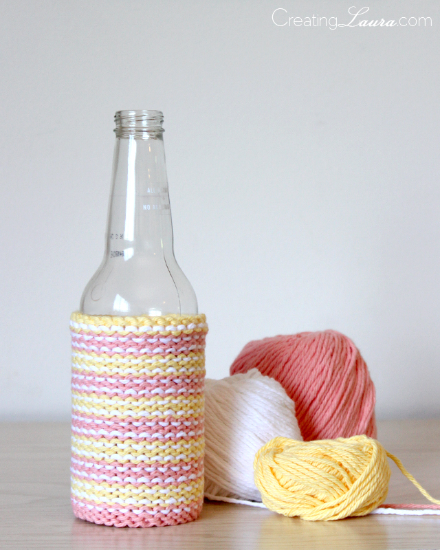 beer cozy knitting pattern