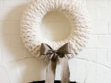 knitted wreath