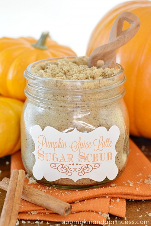 pumpkin spice latte sugar body scrub (via apumpkinandaprincess)