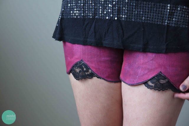scallop shorts (via mintedstrawberry)
