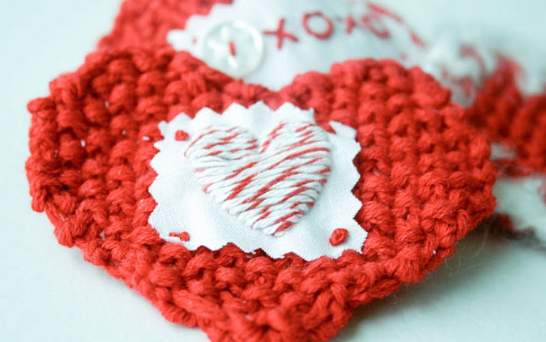 Cool Valentine Diy Hearts Of Yarn