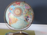 decoupage vintage globe