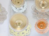 doily drink markers