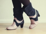 cool fabric boots restyling