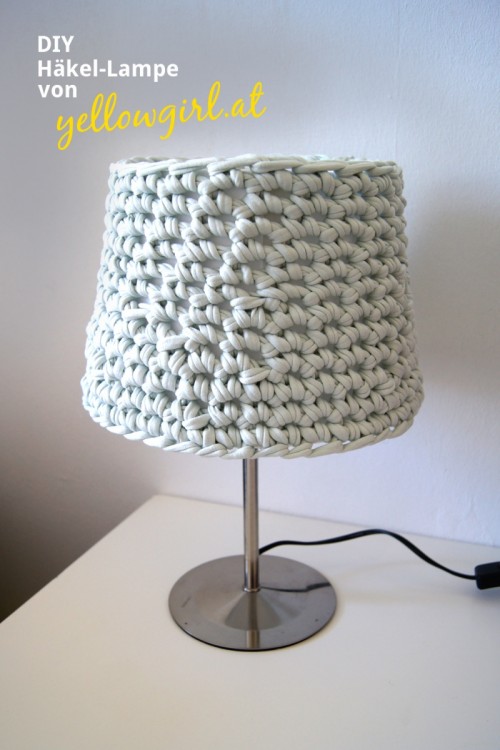 Cozy DIY Crocheted Lampshade