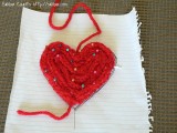 Knitted Heart-Shaped Coaster Tutorial