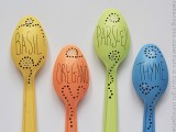 plastic spoon garden markers