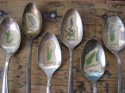 silver spoons markers (via debtfreebythirty)