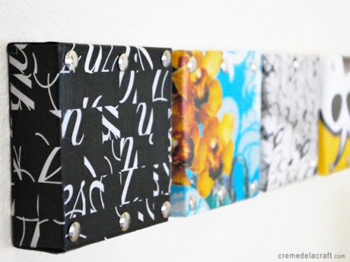 Creative Wall Art From Shoeboxes