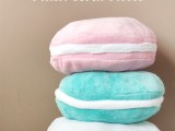 Cute And Colorful Diy Macaron Pillows