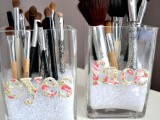 Cute Diy Makeup Brush Storage