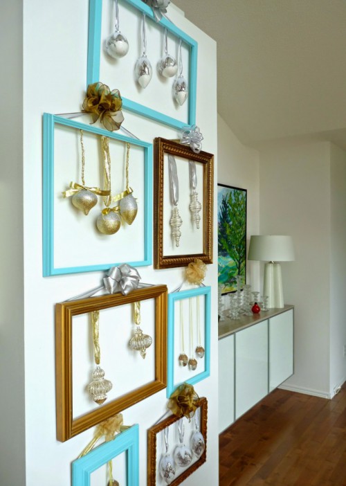 Cute DIY Ornament Frames To Bring A Festive Mood