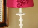 Cute Tabletop Lamp Makeover