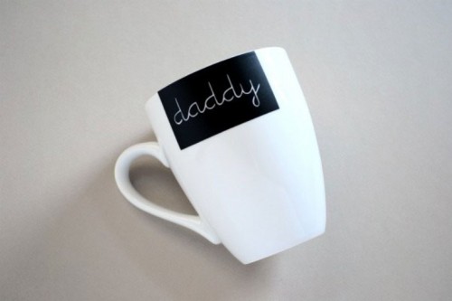 Daddy's Painted Mug As Father's Day Gift