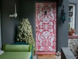a statement door piece is a nice touch to any interior