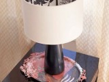 Decorating Lampshade With Wallpaper