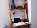 Desk And Shelving System In One