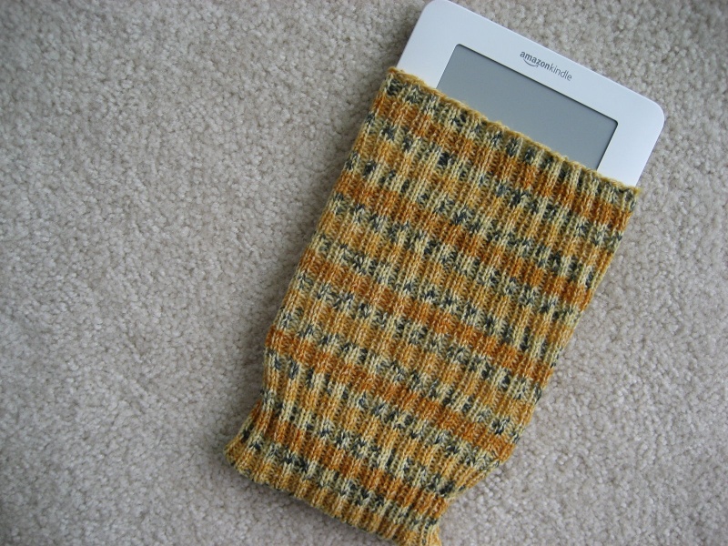 DIY Knitted Kindle Sock