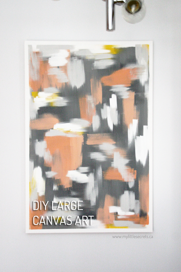 large canvas art (via mylittlesecrets)