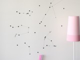 constellation accent wall