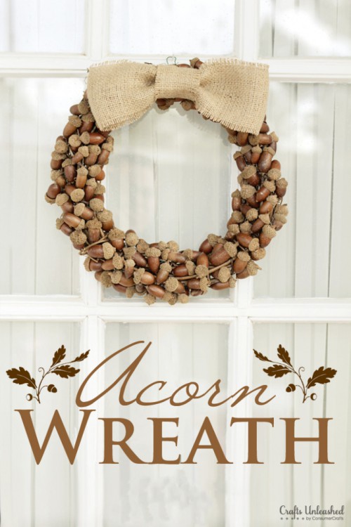 acorn fall wreath (via craftsunleashed)