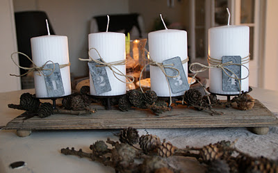 DIY Advent Candles
