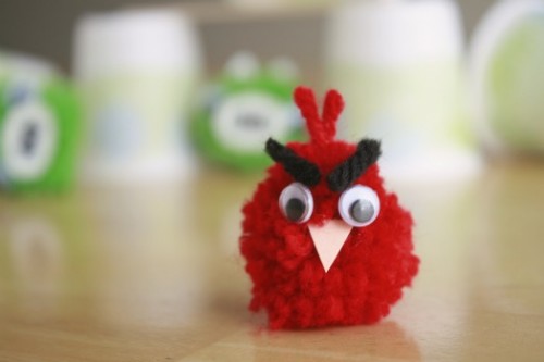 Diy Angry Birds Poms