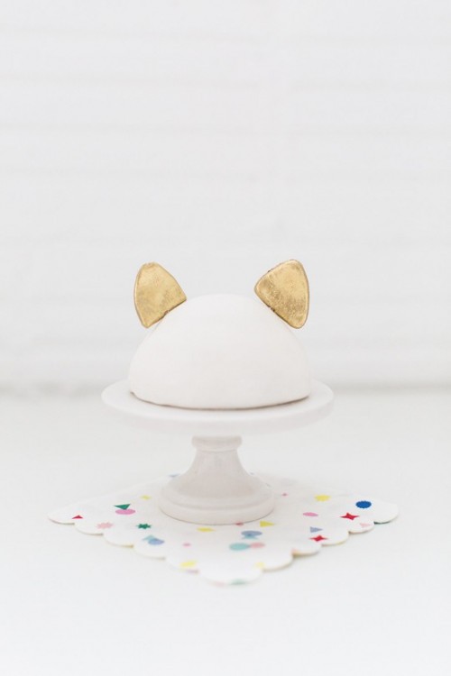 DIY Animal Ear Cake Toppers For Parties