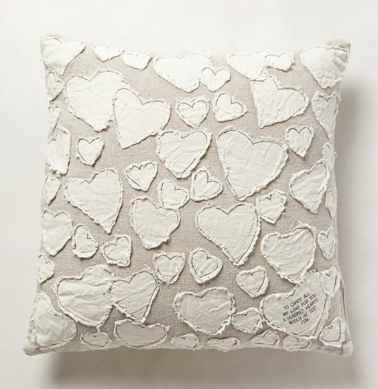 Diy Anthropologie Inspired Heart Pillow