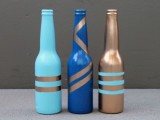 Diy Beer Bottle Bud Vases