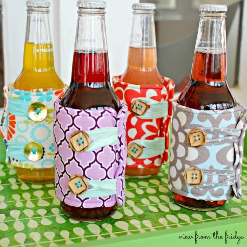 Diy Beer Cozies For Parties And Barbeques