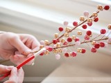 Diy Berry Heart Wreath For Valentines Day