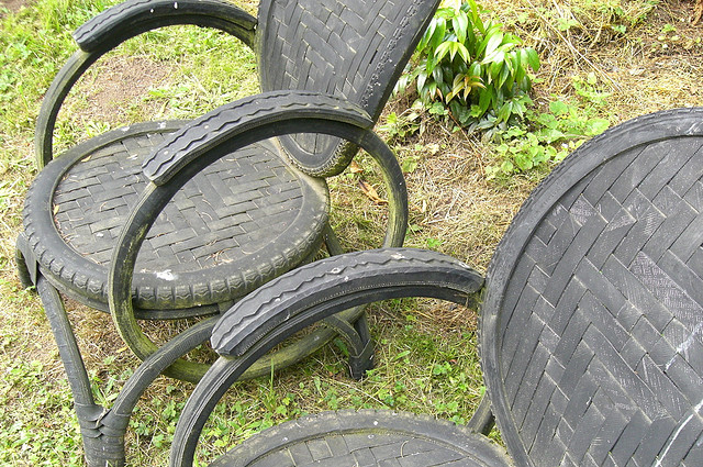 Diy Bike Tire Chairs