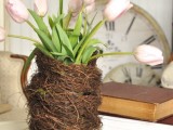 Diy Birds Nest Vase As An Easter Centerpiece