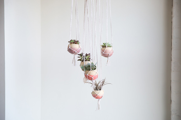 boho hanging planters