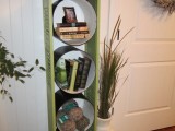 Diy Bookcase Out Of Concrete Forms