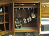 Diy Cabinet Pot Rack