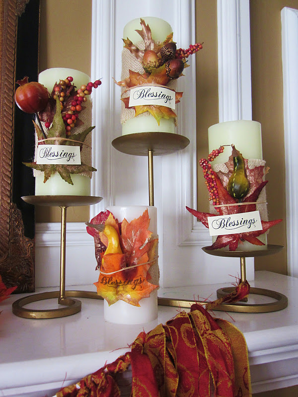 thanksgiving candle wraps