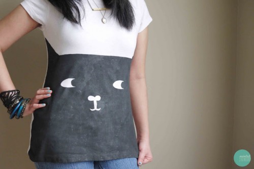 How To Make A Cat Face T-Shirt