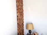Diy Cedar Logs Wall Decor
