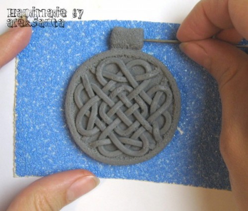 Diy Celtic Necklace Of Polymer Clay